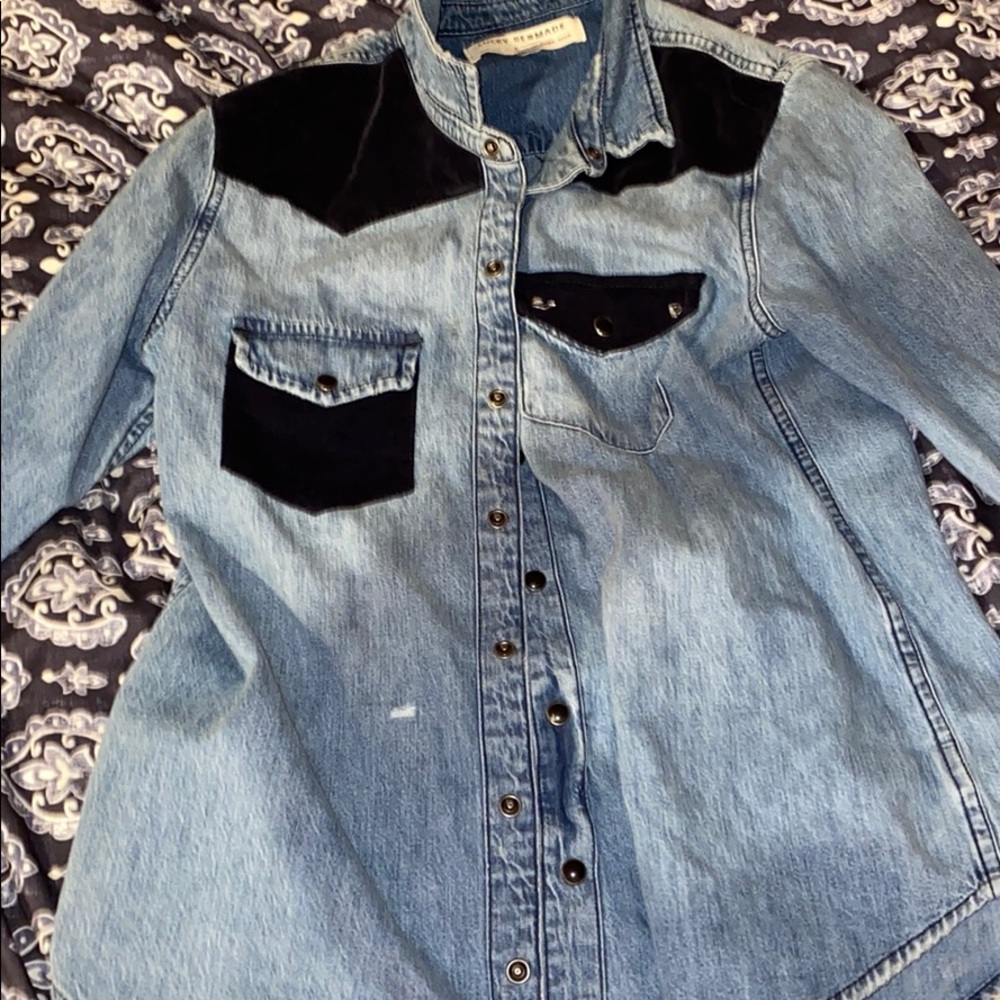 Lucky brand jean button down